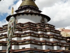 Tibet, Gyantse, Baiju Monastery (Pelkor ChÃ¶de), the Kumbum Stupa: View on the stupa