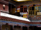 Tibet, Lhasa, Drepung Monastery: View on the roof of the Main Assembly Hall