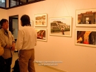 India, New Delhi: Japanese photographer Kenzo Izu from New York at my Inauguration and hanging of the 58 exhibited photographs of "Magical Tibet" at Art Heritage Gallery, Triveni Kala Sangam, 27.2.-18.3.200; pics taken by Rahab Allana, grandson of the curator of the gallery, Ephrahim Alkazi