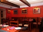 Nepal, Central Region, Bagmati Zone, Kathmandu, Thamel, Cafe Mitra: Hanging of my photographs in one of the best and most exclusive restaurants of Kathmandu