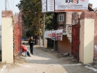 India, Kashmir, Srinagar, Khoj International Artists Workshop 2007: Entrance to the compound of the exhibition