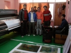 India, Kashmir, Srinagar, Khoj International Artists Workshop 2007: Printing the works of photography  by Tooraj Khamenehzadeh, Iran and H.Grammatikopoulos
