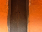Nepal, Western Region, Lumbini Zone, Palpa District: Detail of a traditional Magar clay house in a village between Bagnas and Maidan Dada